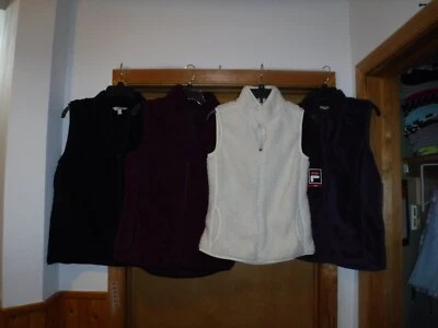 Acogedores chalecos para mujer, L, M, S, Croft & Barrow & Fila cremallera completa 2 bolsillos laterales nuevos con etiquetas Foto 1 de 4