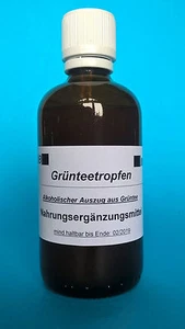 Grüntee Extrakt 100 ml Lösung Grüner Tee Tropfen Auszug Flüssigextrakt - Bild 1 von 4
