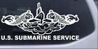 SUBMARINE SERVICE Navy Dolphin Car or Truck Window Laptop Decal Sticker