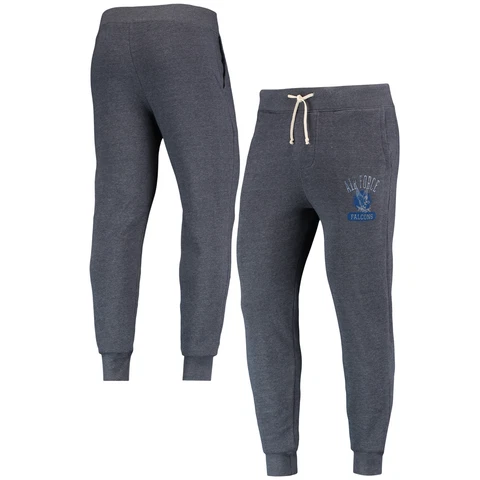 Men's Alternative Apparel Navy Air Force Falcons Dodgeball Tri-Blend Pants Cover