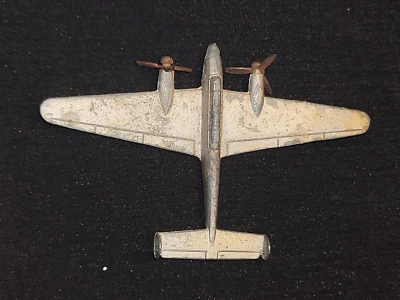 Vintage Ancien Moulage sous Pression Jouet Avion Dinky Angleterre Par Meccano - Photo 1/4