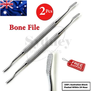 Bone File Scraper Double End Surgical Dentist Orthopedic Implant - Foto 1 di 3