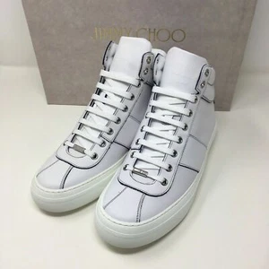 JIMMY CHOO Belgravia Leather High Top Sneaker Turnschuhe - UK 6 / EU 40, UK7 / EU 41 - Bild 1 von 10