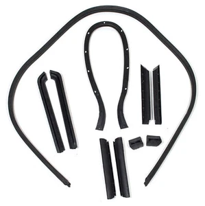 Corvette C3 Weatherstrip Kit Convertible Top 10 Piece 1968-1975 - Picture 1 of 3