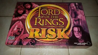 RISK (RISIKO) Herr der Ringe - Parker 2002 - englische Version - Material NEU - Bild 1 von 3