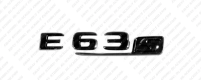 Tapa maletero negro brillante emblema insignia logotipo letras para Mercedes-Benz E63s AMG W212 Foto 1 de 4