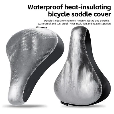 Cubierta de asiento de bicicleta WEST BIKING impermeable aislante térmico cómoda cubierta de sillín Foto 1 de 4