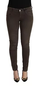 ACHT Jeans braun Baumwolle schmale Passform Denim niedrigbundige Hose IT40/US6/S UVP 250 $ - Bild 1 von 6
