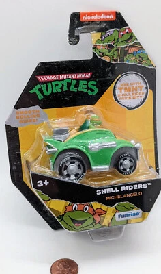 Tortugas Ninja Nickelodeon Teenage Mutant. Shell Riders. MICHELANGELO Funrise.NUEVO Foto 1 de 4