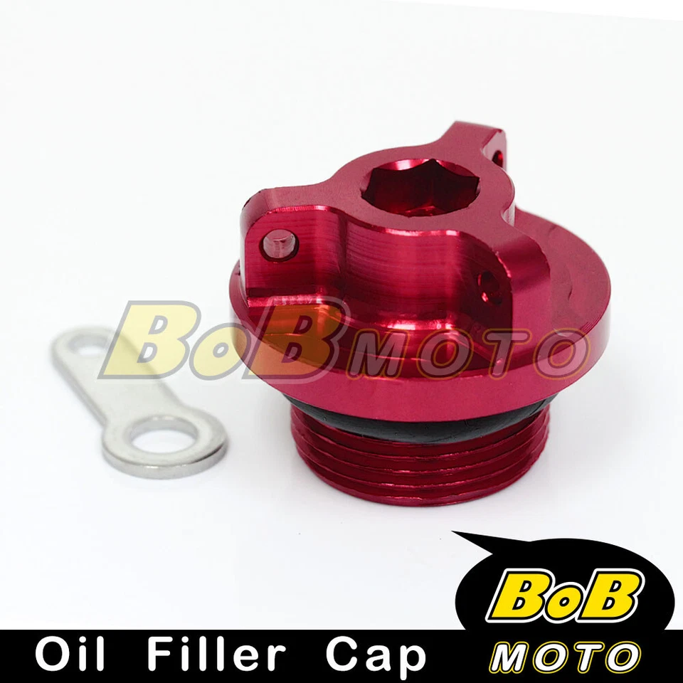 Tapa de llenado de aceite CNC Red Billet Suzuki SV 650 S 99-02 2003-2008 Foto 1 de 1