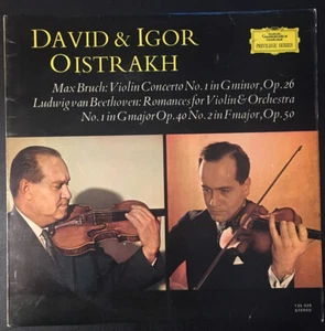 DAVID & IGOR OISTRAKH - BRUCH / BEETHOVEN - DG 135 039 - Vinyl LP VG/VG - Imagen 1 de 6