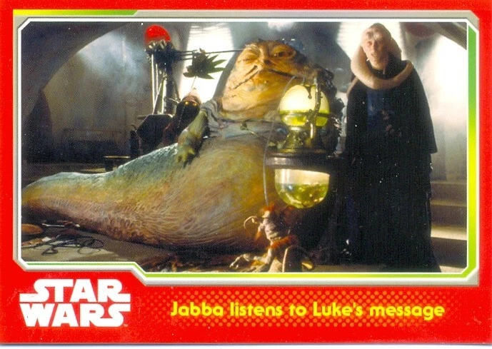 Topps:2015 Journey To The Force Awakens "Jabba listens to Luke's message"100 - Image 1 of 1