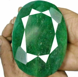 Fast Shipping 3000Ct Natural Green Emerald Museum Size Rare Certified Gemstone - Picture 1 of 4
