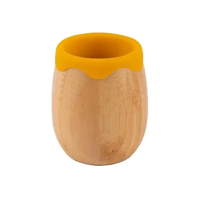 1x Tiny Dining Yellow 130ml Bamboo Baby Toddler Sippy Cup BPA Free Drinking • 26.10$