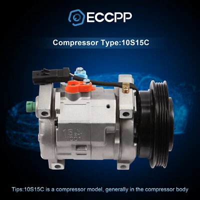 AC A/C Compressor For 2001-2010 Chrysler PT Cruiser 2003-2005 Dodge Neon SX - Image 1 of 4