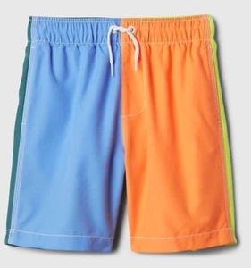 NWT Gap Kids Boys swim trunks swimsuit swimsuit color block shorts u pick sze - Picture 1 of 3