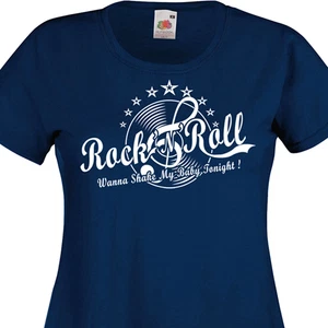 T-Shirt Rock'n'Roll 50's 60's Vintage Retro Vinyl Oldies Sun Rockabilly Rockers - Bild 1 von 1