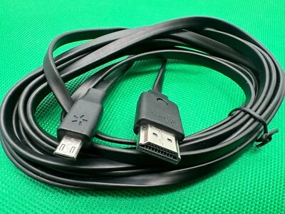 Cable de enchufe 10 USB Micro B macho a HDMI A -Teléfono/Tablet a TV Full HD MHL - Imagen 1 de 3