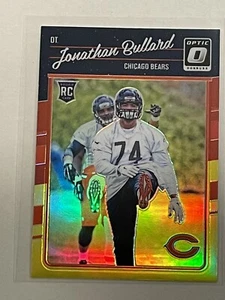 Tarjeta de fútbol americano Jonathan Bullard Rookie Donruss Optic 2016 #122 roja y amarilla - Imagen 1 de 2