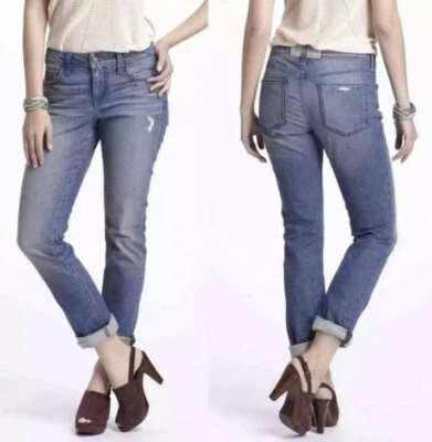 Pantalones de mezclilla Anthropologie Holding Horses ajustados tiro bajo para mujer 26 X 31 Y2K Foto 1 de 4