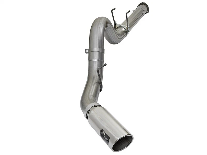 Afe LARGE BORE HD 5" DPF-Back Exhaust 2017-22 Ford F250 F350 6.7L polished Tip - Изображение 1 из 4