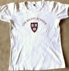 American Apparel Harvard College Logo Graphic Cotton Tshirt Size Medium Nwot