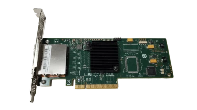 HP 617824-001 6G Dual Port HBA Card SAS9200-8e HP FH Bracket 615242-001 - Image 1 of 4