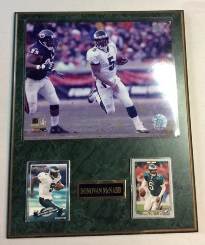 2003 Philadelphia Eagles Donovan McNabb  Picture 15” X 12”. Green Color Cover