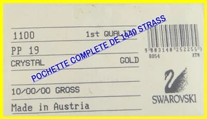 1100 PP19 C*** 1440 strass Swarovski fond conique PP19 (2,55mm) CRYSTAL G - Picture 1 of 4