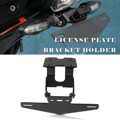 Motorcycle Black License Plate Bracket Holder For YAMAHA YZF R15 V3 2017-2021 - Image 1 of 4