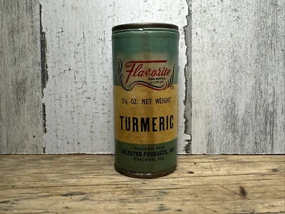 Vintage Flavorite Turminic Spice Tin Select Brands Chicago, IL - Image 1 of 4