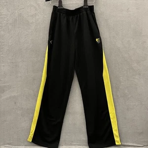 Puma Ferrari Boys Elastic Waist Pocket Black Yellow Sweatpants Size XL - Picture 1 of 9
