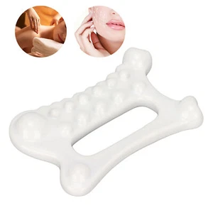 Facial Gua Sha Massage Board Ceramics Reduce Fat Static Portable Full Body - Picture 1 of 12