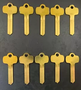 Lot of 10 Key Blanks 1A1A1 A1114A BE2  Type for Best A Keyway - Picture 1 of 7
