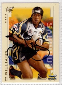 π₯ 2003 XL BASE SIGNED CARD TY WILLIAMS #74π₯ - Picture 1 of 1