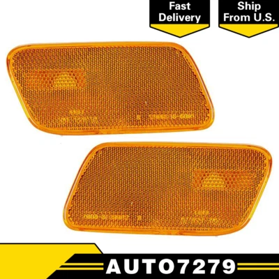 Conjunto de 2 luces marcadoras laterales izquierda derecha TYC para Mercedes-Benz E320 E430 Foto 1 de 4