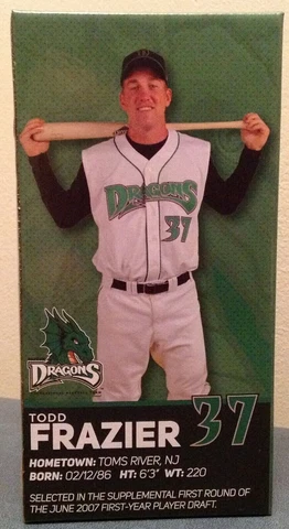 TODD FRAZIER------DAYTON DRAGONS-------2015 BOBBLEHEAD Cover