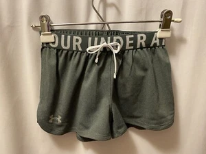 Under Armour 263733 Girls Size YSM Play Up Solid Workout Gym Shorts - Picture 1 of 16