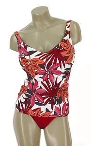 KECHIKA SWIMWEAR NWT WOMEN'S D CUP TANKINI Palm Ginger SZ 32/34D / 40/42D UWT - Picture 1 of 6