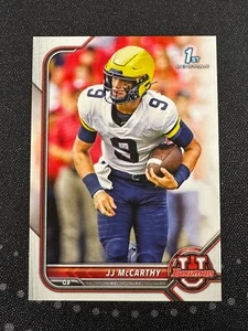 2022 Bowman U #39 JJ McCarthy 1st Bowman Michigan Wolverines Minnesota Vikings - Picture 1 of 1