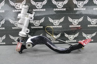 Honda 05-12 CRF450R 2012 OEM NISSIN FRENO TRASERO CILINDRO MAESTRO CON HRC hendidura Foto 1 de 4