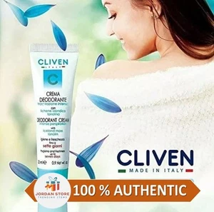 1 Pack X Cliven 7 Days Deodorant Cream for Intense Perspiration, 25 ml - 0.9 Oz - Picture 1 of 4