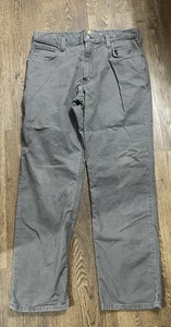 Carhartt Relaxed Fit Canvas Arbeitshose grau 36x32 Herren robust Utility - Bild 1 von 7