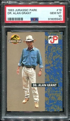 1993 Jurassic Park Dr. Alan Grant PSA 10 #19 Sam Neill CK - Image 1 of 3