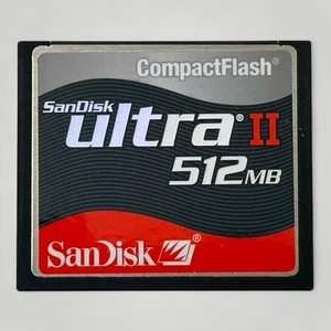 SanDisk Ultra II 512MB CF Compact Flash Camera Memory Card - Picture 1 of 4