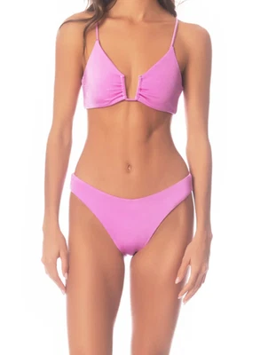 Maaji Fondant Rosa Bia U Alambre Bralette y Sublimidad Conjunto de Pantalones de Bikini Clásicos S Foto 1 de 4