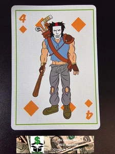Tarjetas de juego Aquarius Teenage Mutant Ninja Turtles Casey Jones 4 diamantes - Imagen 1 de 2