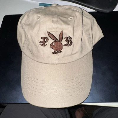 RARO PLAYBOY Sombrero Bronceado OSFM Caqui Correa Trasera Foto 1 de 4