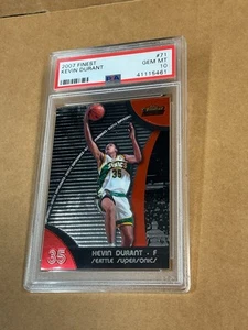 2007-08 Topps Finest Kevin Durant #71 RC PSA 10 - Picture 1 of 2
