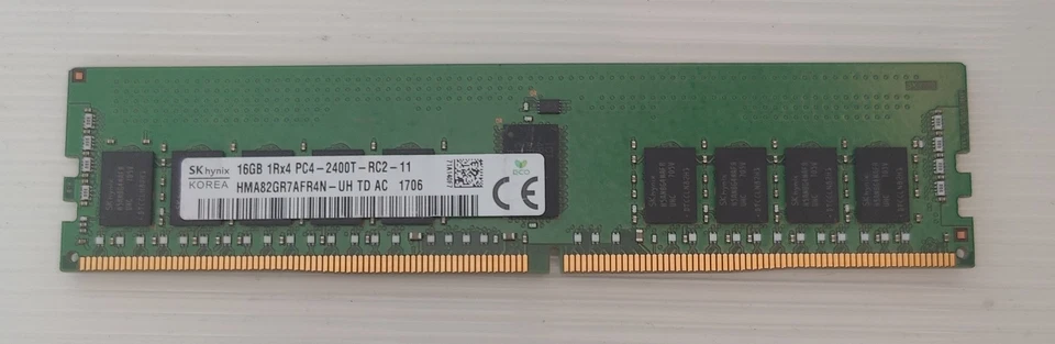 SK Hynix 16GB DDR4 2400T RDIMM HMA82GR7AFR4N-UH HP 809082-091 / 819411-001 - Bild 1 von 1